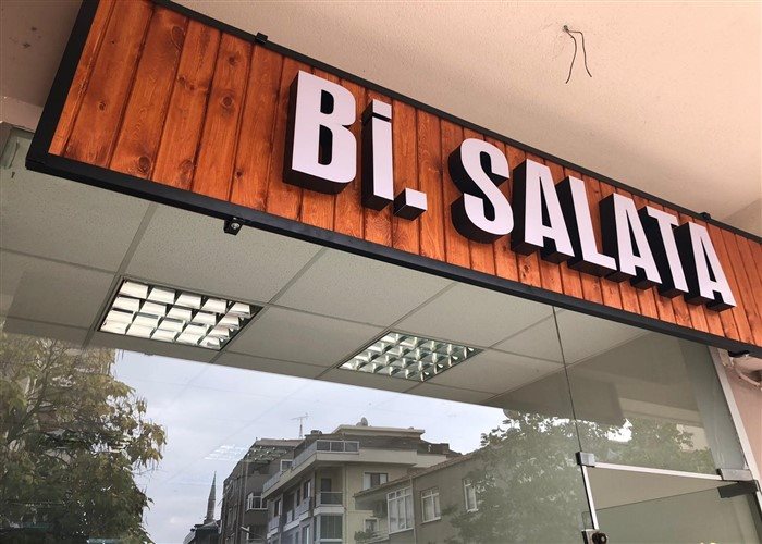 Ahşap Zemin Işıklı Kutu Harf Tabela Bağcılar