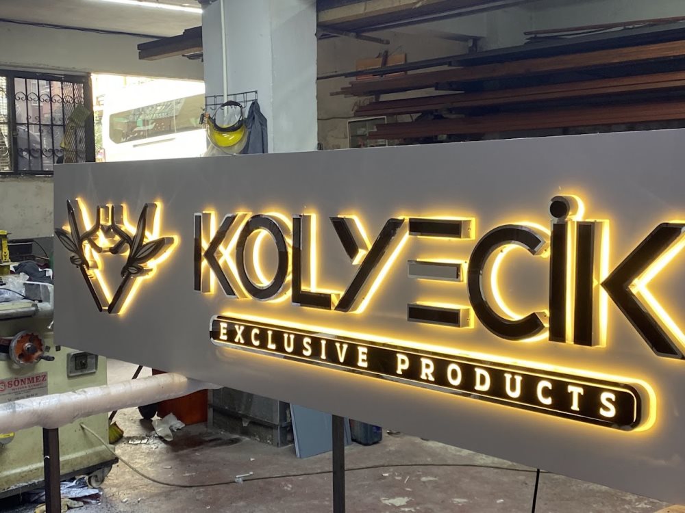 Işıklı Tabela Zemin Aydınlatma Kuyumcukent Tabela 